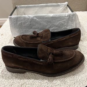 🆕 Made in Italy Fratelli Rossetti womens loafers size 9.5.